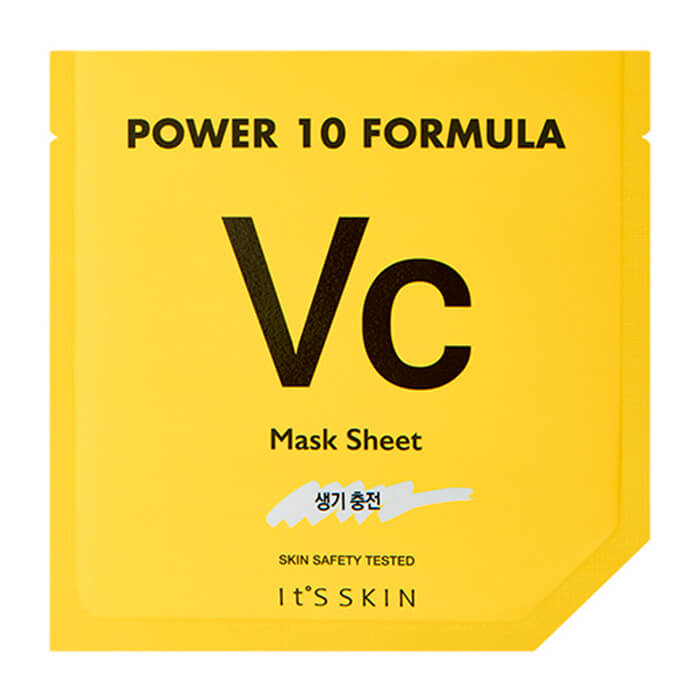 

Тканевая маска It's Skin Power 10 Formula Vc Mask Sheet, Тонизирующая высококонцентрированная листовая маска для лица