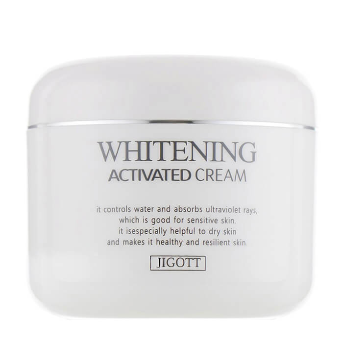 

Крем для лица Jigott Whitening Activated Cream, Осветляющий разглаживающий крем для лица с антивозрастным эффектом