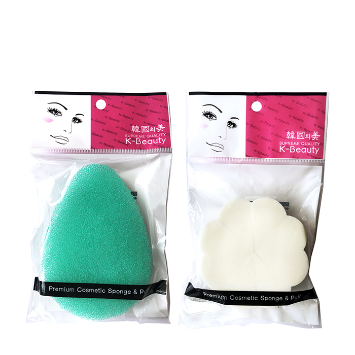 

Набор спонжей для лица K-Beauty "Капля" + "Цветок" (6 сегментов), Набор из спонжа-капли для очищения кожи и спонжей-лепестков для нанесения тона