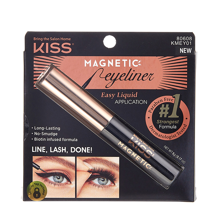 

Магнитная подводка для накладных ресниц Kiss Black / Magnetic Eyeliner (KMEY01), Специальная магнитная подводка для фиксации накладных ресниц