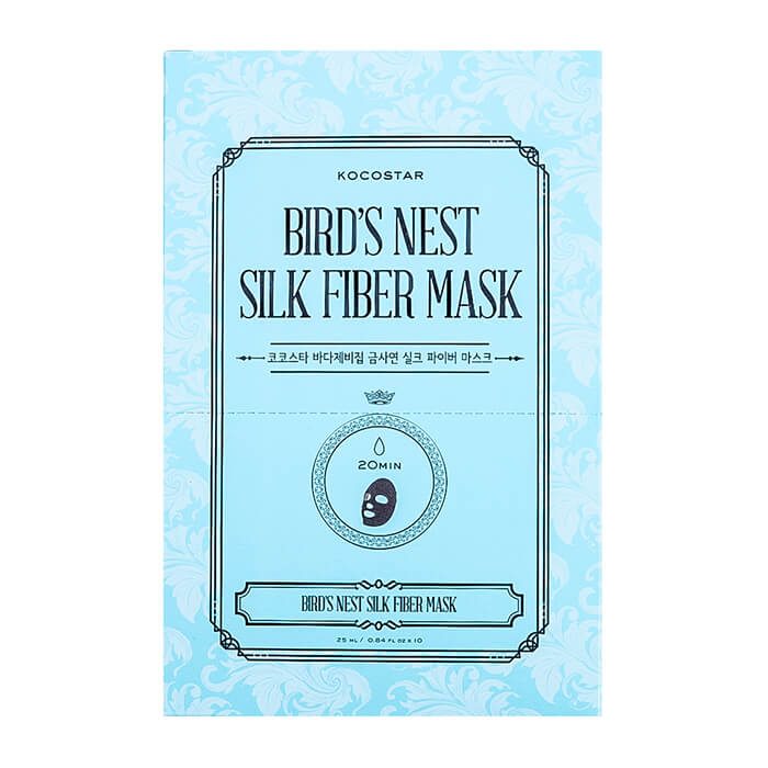 Дерматропная маска Kocostar Bird's Nest Silk Fiber Mask