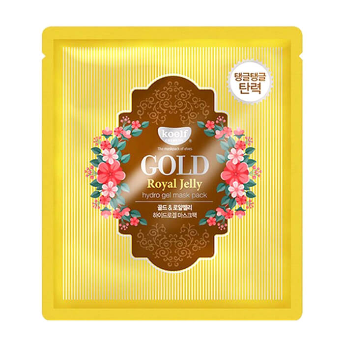 

Гидрогелевая маска Koelf Gold & Royal Jelly Hydrogel Mask Pack, Гидрогелевая маска для лица с золотом и маточным молочком