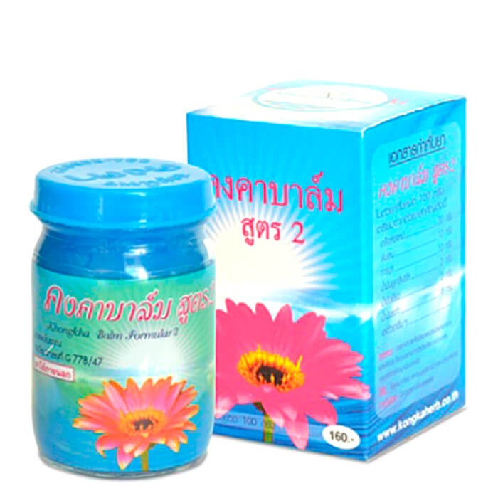 

Бальзам для тела Kongka Balm Formular 2 (100 г), Болеутоляющий бальзам с маслами эвкалипта, каджепута и гаультерии