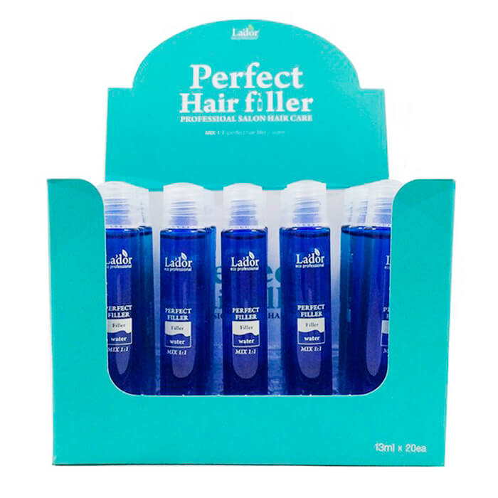 

Филлер для волос La’dor Perfect Hair Fill-Up (20 шт), Интенсивный филлер для восстановления волос с активным составом