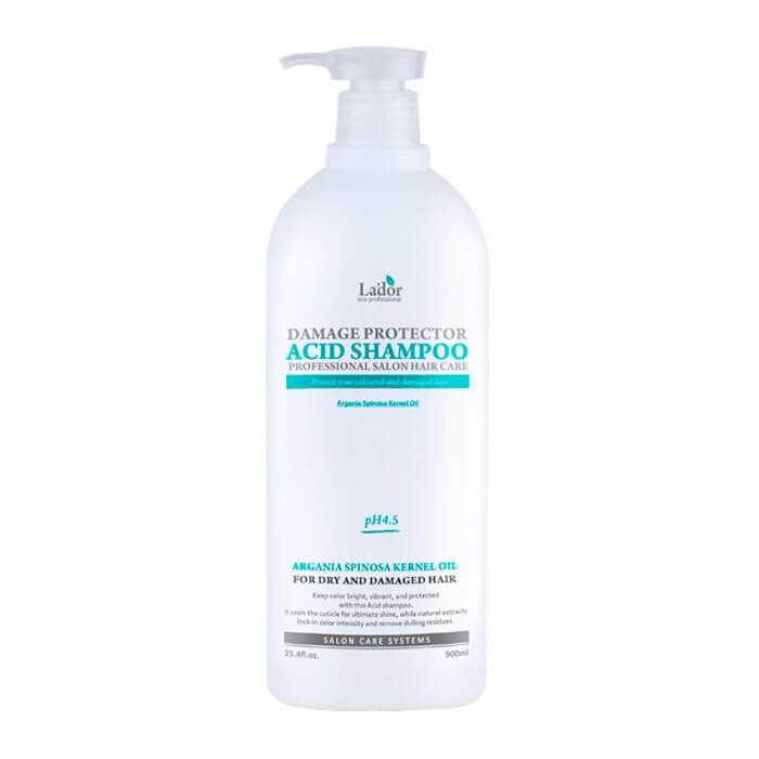 

Шампунь для волос La’dor Damaged Protector Acid Shampoo, Слабощелочной шампунь для волос с протеинами шелка