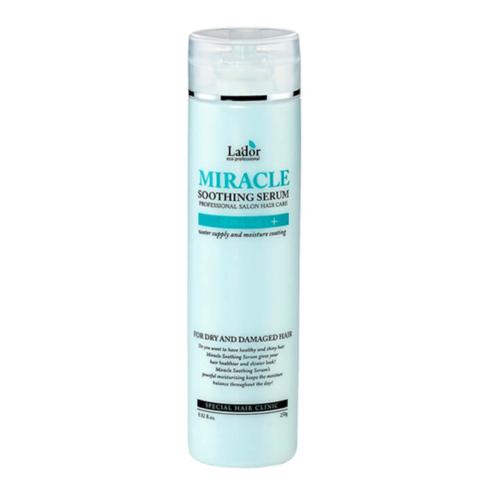 

Сыворотка для волос La’dor Miracle Soothing Serum, Высококонцентрированная смягчающая сыворотка для сухих и повреждённых волос