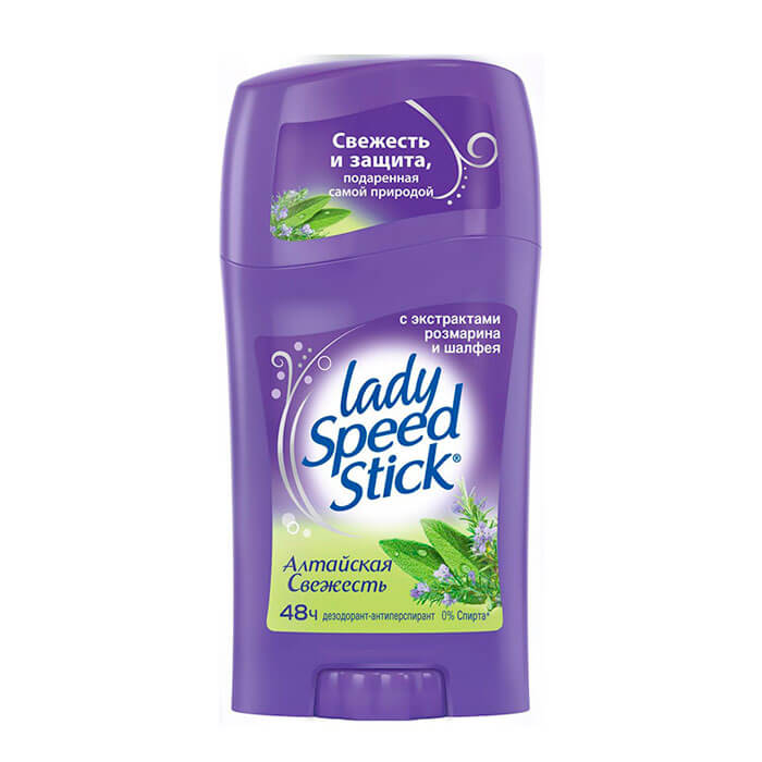 

Дезодорант Lady Speed Stick 48H - Altai Freshness, Стик дезодорант-антиперспирант для тела с розмарином и шалфеем