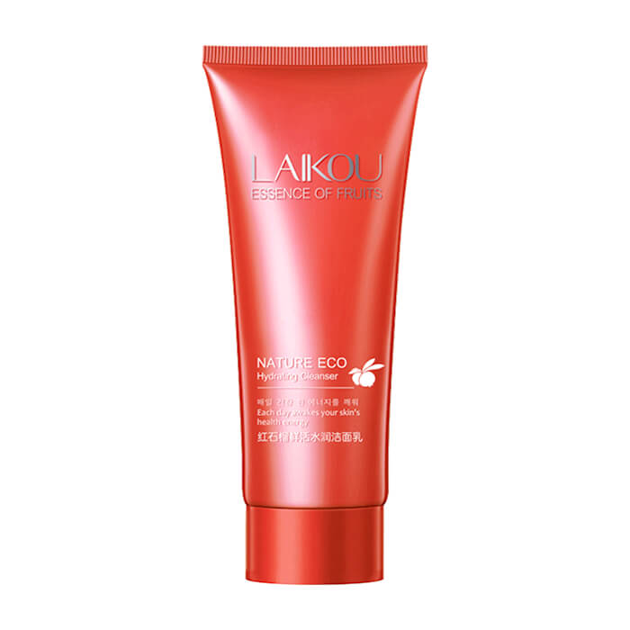 

Пенка для умывания Laikou Essence of Fruits Nature Eco Hydrating Cleanser, Балансирующая подтягивающая пенка для умывания кожи лица с экстрактом граната