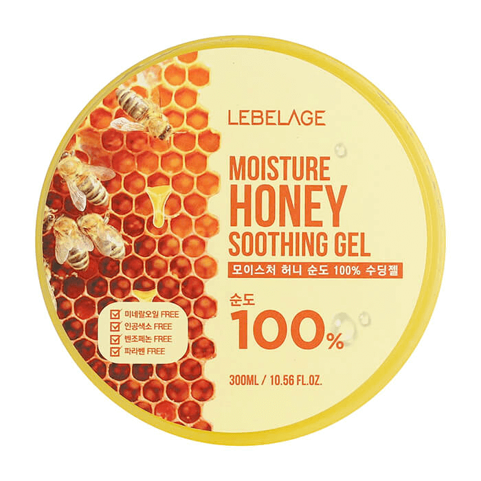 

Гель с мёдом Lebelage Moisture Honey 100% Soothing Gel, Многофункциональный гель для питания лица и тела с экстрактом мёда