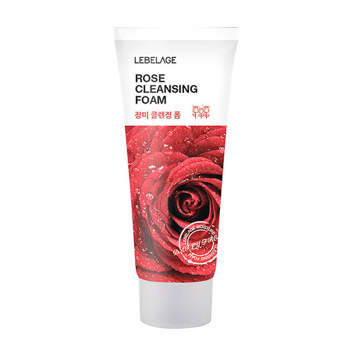 

Пенка для умывания Lebelage Cleansing Foam Rose, Очищающая пенка для увлажнения кожи лица с экстрактом розы