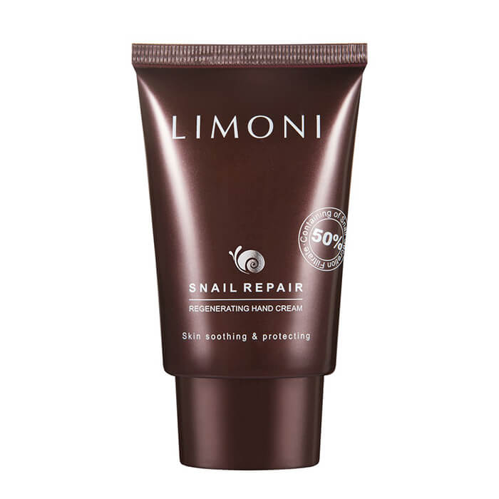 

Крем для рук Limoni Snail Repair Regenerating Hand Cream, Восстанавливающий крем для рук с фильтратом муцина улитки