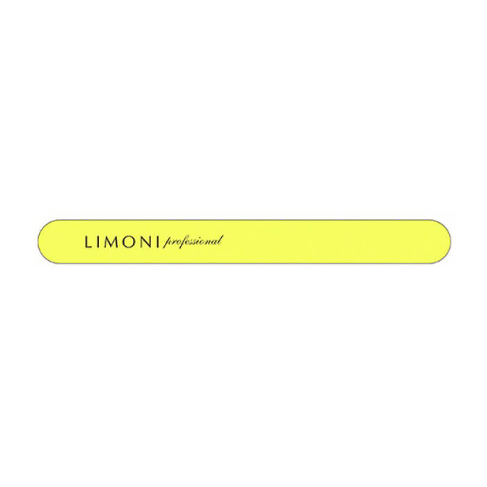 Пилка для ногтей Limoni Color Желтая