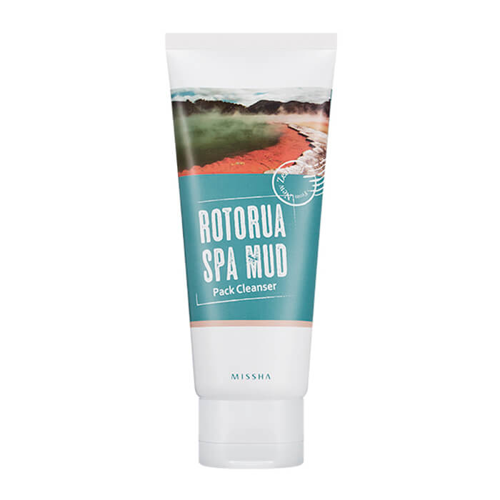 

Грязевая маска Missha Rotorua Spa Mud Pack Cleanser, Очищающая глиняная маска для лица с целебной грязью озера Роторуа