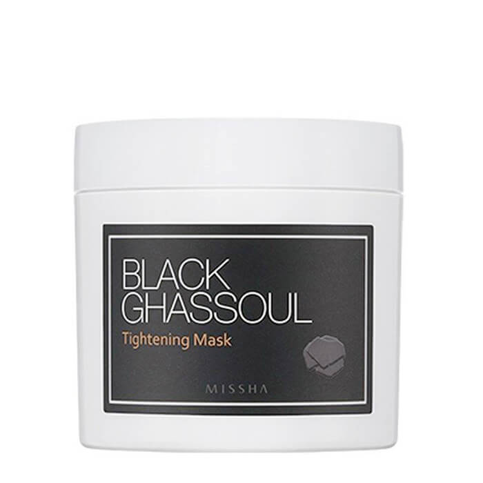 

Минеральная маска Missha Black Ghassoul Tightening Mask, Смываемая маска с Марокканской глиной и натуральным древесным углем для лица