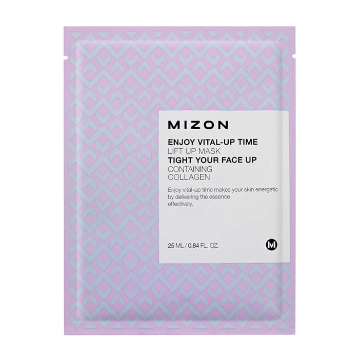 

Тканевая маска Mizon Enjoy Vital-Up Time Lift Up Mask, Подтягивающая тканевая маска для кожи лица