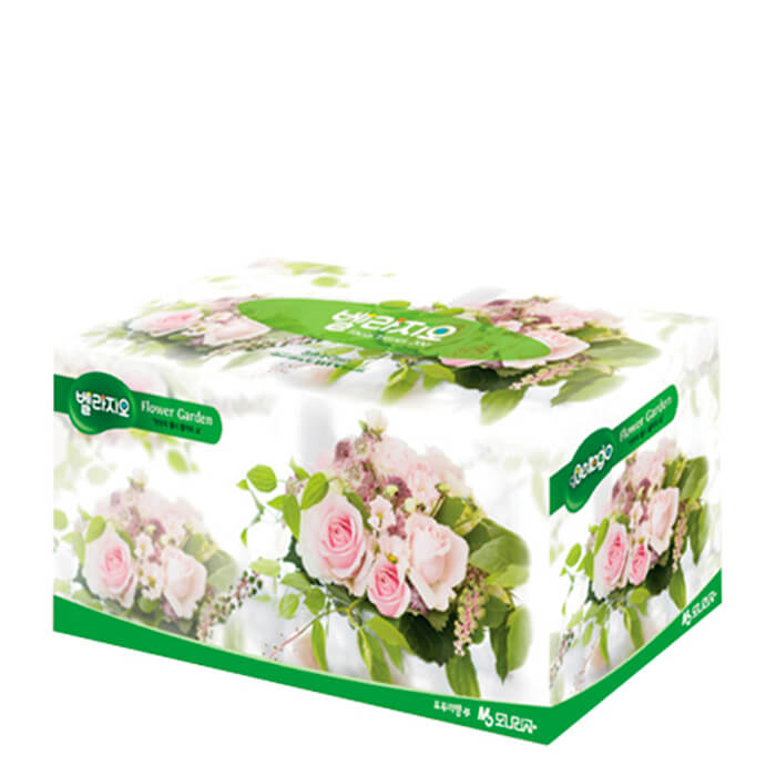 

Салфетки для лица Monalisa Bellagio Flower Garden Facial Tissue 200 шт., Универсальные очищающие бумажные салфетки для лица