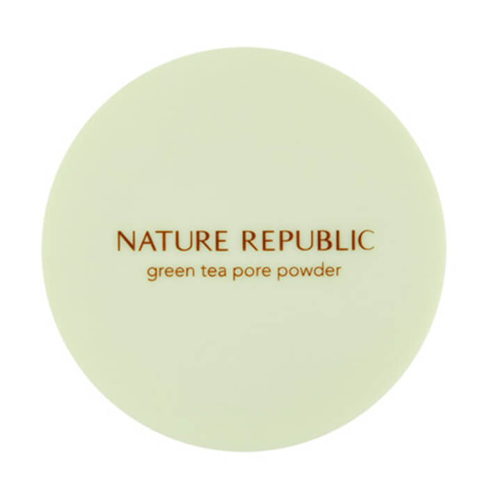 

Рассыпчатая пудра Nature Republic Botanical Green Tea Pore Powder, Мелкодисперсная пудра с экстрактом зелёного чая для кожи с расширенными порами