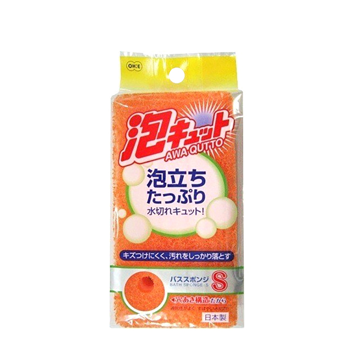 

Губка для чистки ванн ОН:Е Awa Qutto Bath Sponge, Губка для очистки поверхности ванн трёхслойная с верхним слоем средней жёсткости