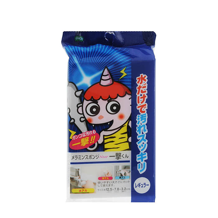 

Меламиновая губка ОН:Е Melamine Sponge (1шт. 12,5*7,8*3,2), Меламиновая губка для очистки различных поверхностей от жира и отпечатков пальцев