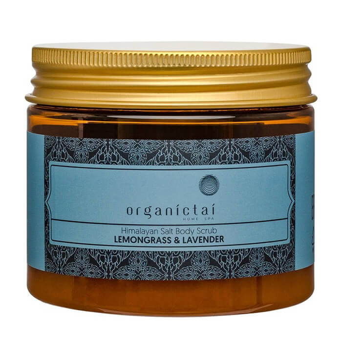 

Скраб для тела Organic Tai Himalayan Salt Body Scrub Lemongrass & Lavender, Скраб для тела на основе гималайской соли с маслами лемонграсса и лавандой