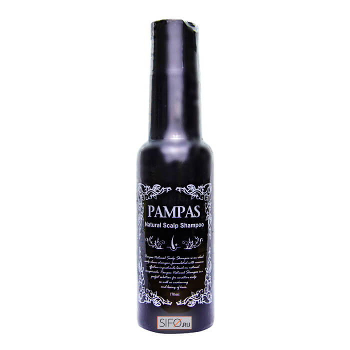 

Шампунь для волос Pampas Natural Scalp Shampoo (170 мл), Натуральный шампунь для волос с растительными экстрактами