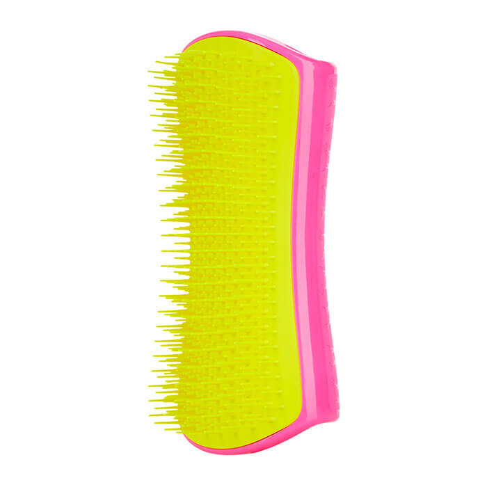 

Расческа для собак Pet Teezer Detangling & Dog Grooming Brush Pink & Yellow, Розовая расческа для распутывания шерсти собак