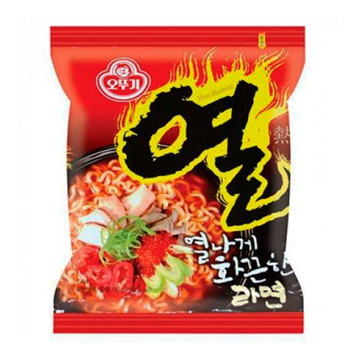 

Лапша быстрого приготовления Ottogi Yeul Ramen (120 г), Сублимированная лапша быстрого приготовления со вкусом свинины