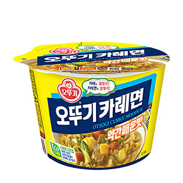 

Лапша быстрого приготовления Ottogi Curry Noodle, Сублимированная лапша быстрого приготовления со вкусом острого карри