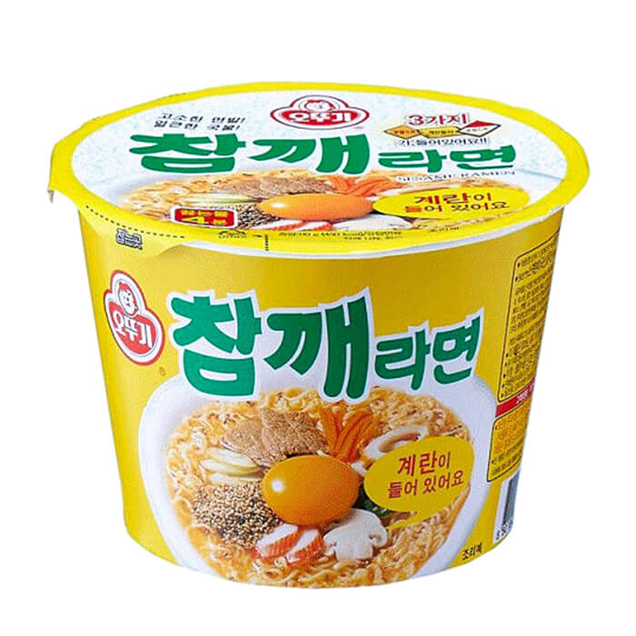 

Лапша быстрого приготовления Ottogi Sesame Ramen, Сублимированная лапша быстрого приготовления с кунжутом и говядиной