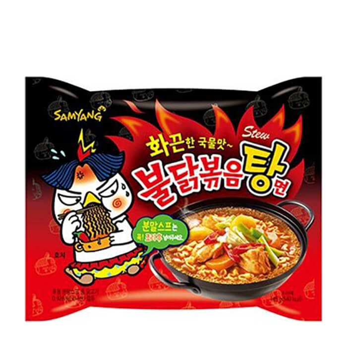 

Лапша быстрого приготовления Samyang Hot Chicken Flavor Ramen (145 г), Лапша быстрого приготовления со вкусом жареной курицы (острая)