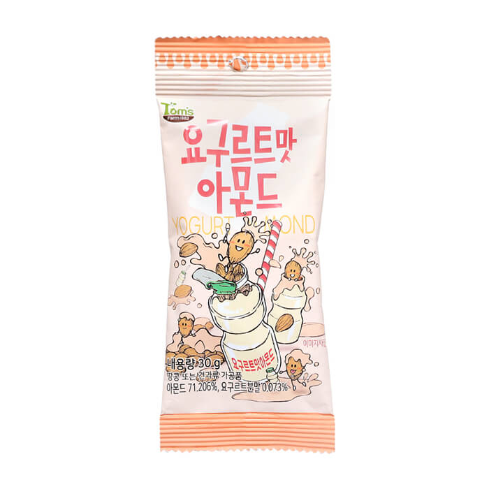 

Миндаль обжаренный Kukje Tom's Farm Yogurt Almond, Обжаренный миндаль со вкусом йогурта