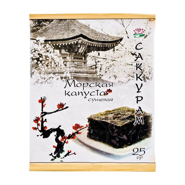 

Морская капуста Jin Yang Sakkuram (25 г), Тонкие хрустящие пластинки сушеной морской капусты в кунжутном масле