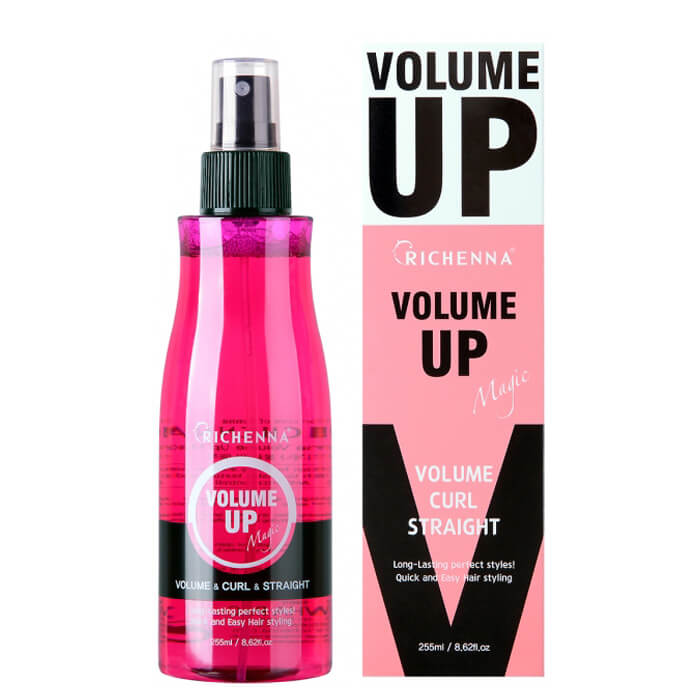 

Спрей для волос Richenna Volume Up Magic, Увлажняющий спрей для укладки и придания объёма волосам