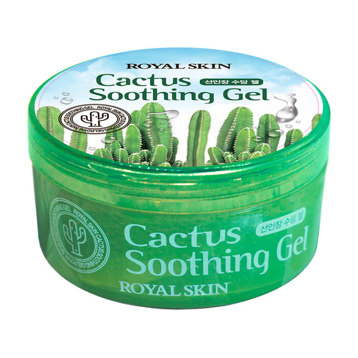 Гель с кактусом Royal Skin Cactus Soothing Gel Многофункциональный увлажняющий гель для лица и тела с экстрактом кактуса