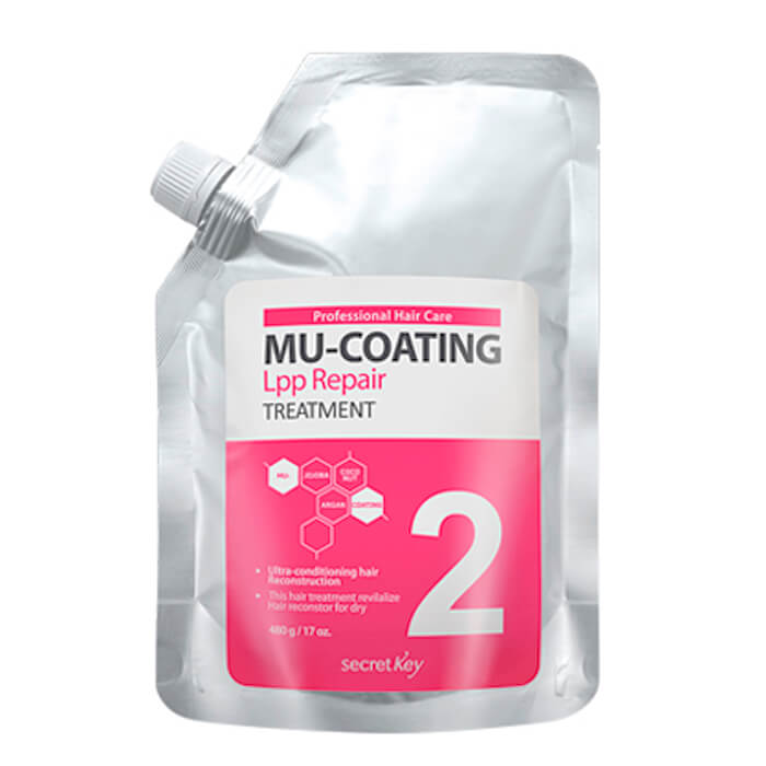 

Маска для волос Secret Key Mu-Coating LPP Repair Treatment, Восстанавливающий тритмент для укрепления и ламинирования волос