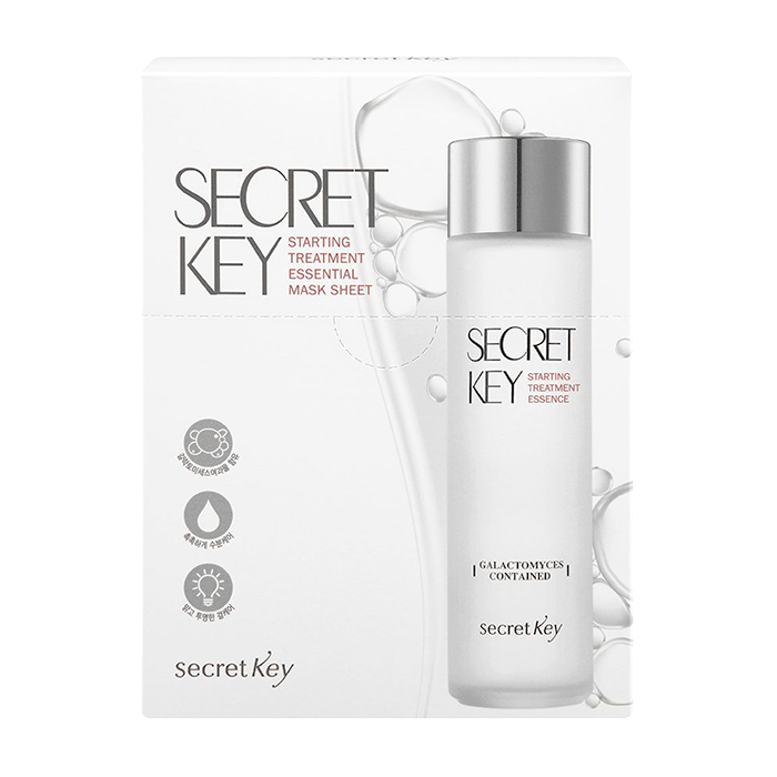

Тканевая маска Secret Key Starting Treatment Essential Mask Pack, Увлажняющая тканевая маска многофункционального действия с экстрактом галактомисиса