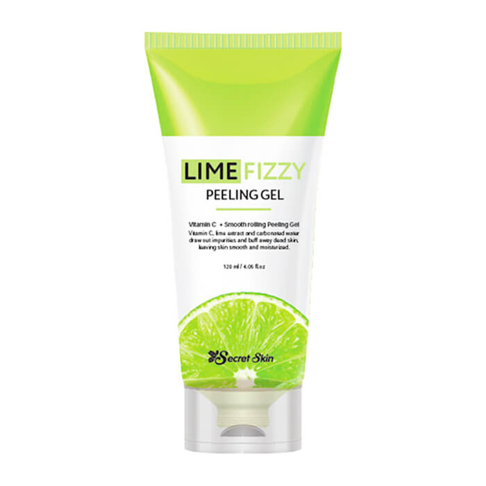 

Пилинг-гель Secret Skin Lime Fizzy Peeling Gel, Гель-скатка для очищения лица с экстрактом лайма