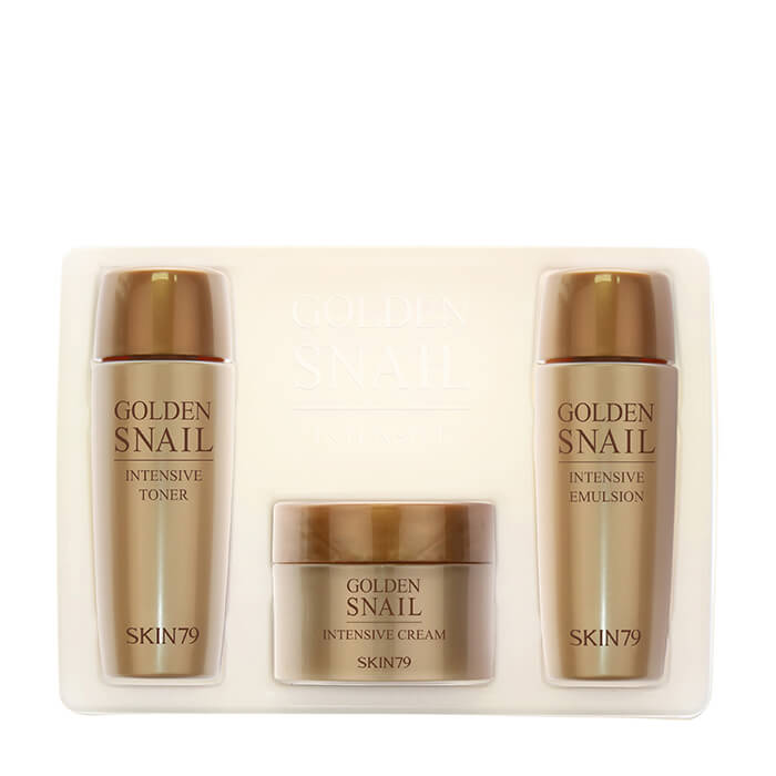 

Набор для лица Skin79 Golden Snail Intensive Care Miniature Kit, Набор миниатюр по уходу за кожей лица с муцином улитки и золотом