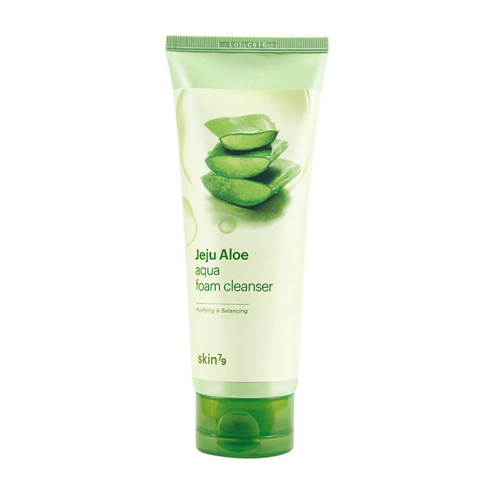 

Пенка для умывания Skin79 Jeju Aloe Aqua Foam Cleanser, Увлажняющая пенка для умывания с экстрактом алоэ с острова Чеджу