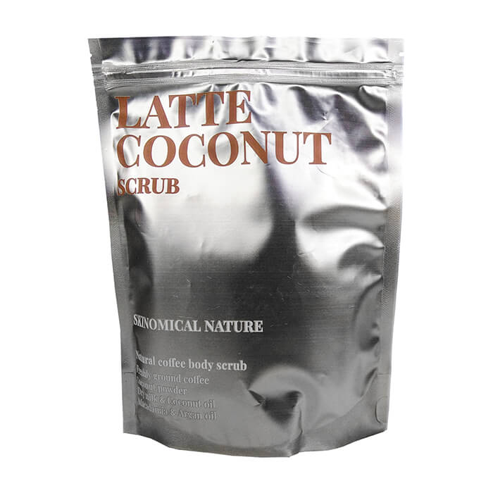 Скраб для тела Skinomical Nature Latte Coconut Scrub Кофейный скраб для тела с кокосовой стружкой и ароматом латте фото