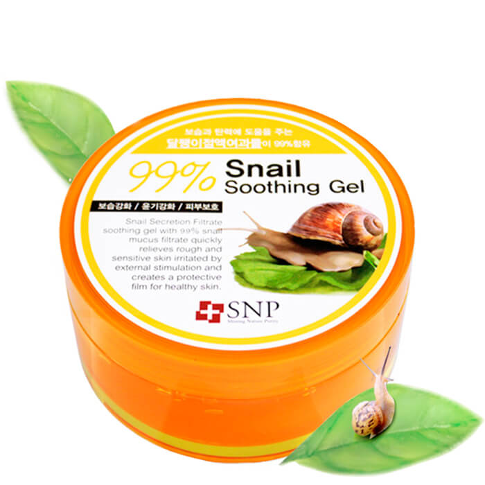 

Гель с улиткой SNP Snail 99% Soothing Gel, Многофункциональный гель с 99% экстрактом слизи улитки
