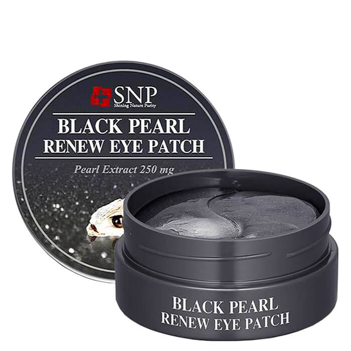 

Патчи для век SNP Black Pearl Renew Eye Patch, Гидрогелевые патчи для глаз с экстрактом чёрного жемчуга 60 шт.