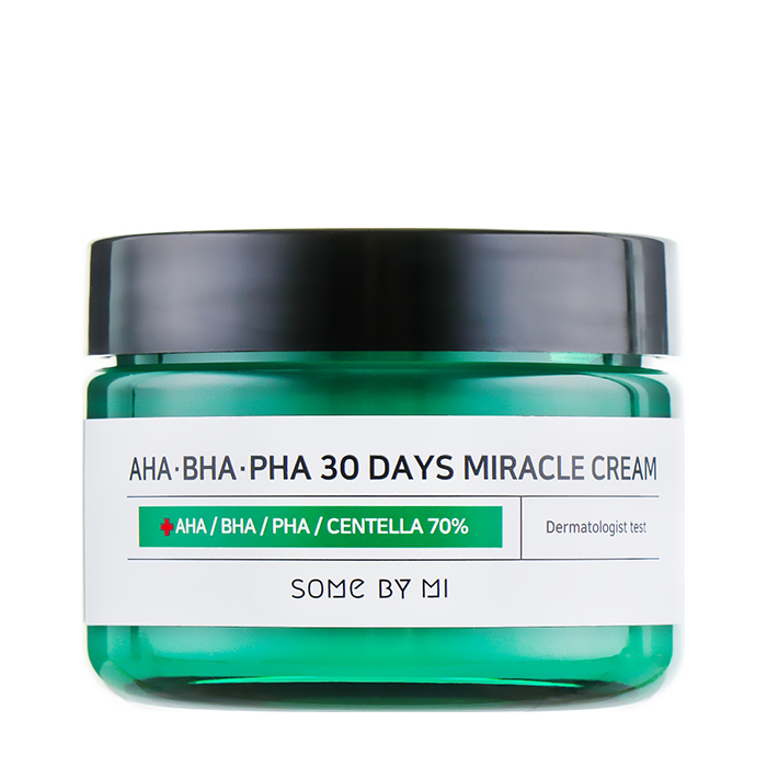 

Крем для лица Some By Mi AHA-BHA-PHA 30 Days Miracle Cream, Антивоспалительный крем для кожи лица с кислотами и центеллой азиатской