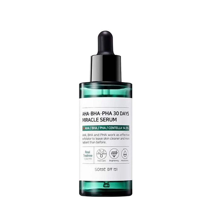 

Сыворотка для лица Some By Mi AHA-BHA-PHA 30 Days Miracle Serum, Антивоспалительная сыворотка для кожи лица с кислотами и центеллой азиатской