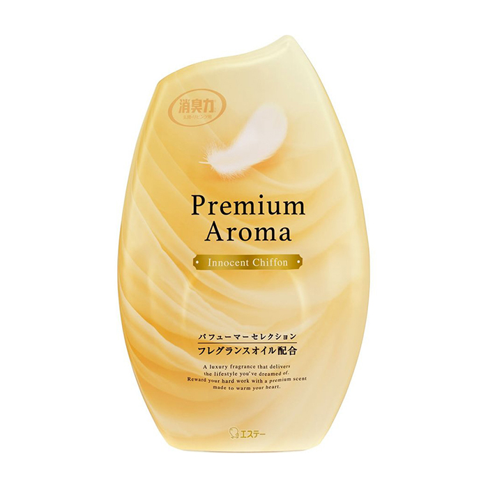 

Ароматизатор для комнаты ST Shoushuuriki Premium Aroma Innocent Chiffon, Жидкий дезодорант-ароматизатор для комнат с ароматом бергамота и ванили