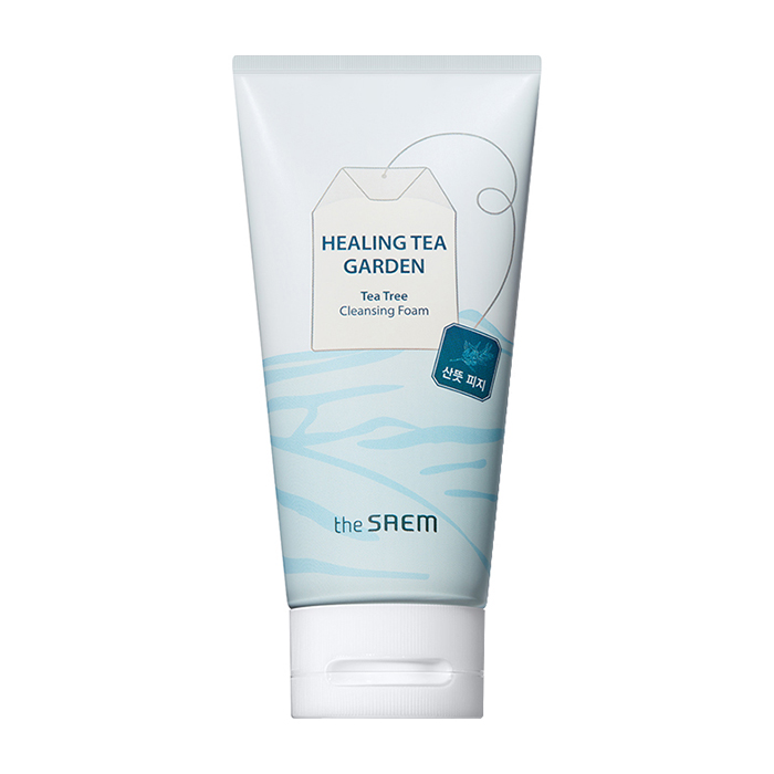 

Пенка для умывания The Saem Healing Tea Garden Tea Tree Cleansing Foam, Увлажняющая пенка для умывания лица с экстрактом чайного дерева