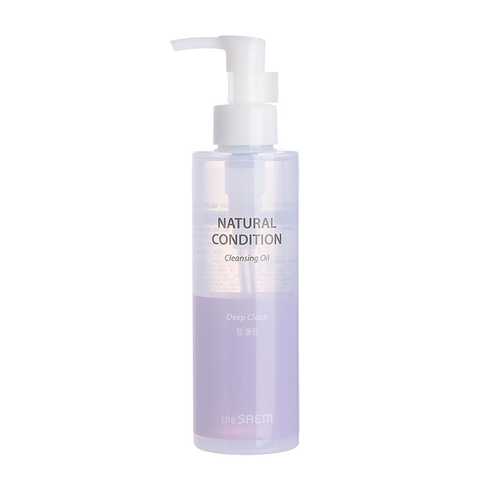 

Гидрофильное масло The Saem Natural Condition Cleansing Oil - Deep Clean, Глубоко очищающее гидрофильное масло с абрикосовым маслом