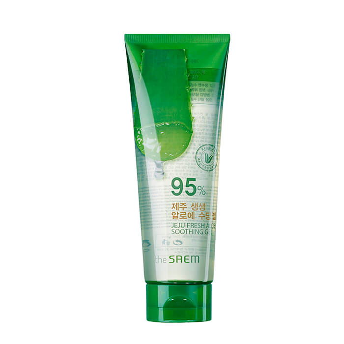 Гель с алоэ The Saem Jeju Fresh Aloe Soothing Gel 95% (tube)