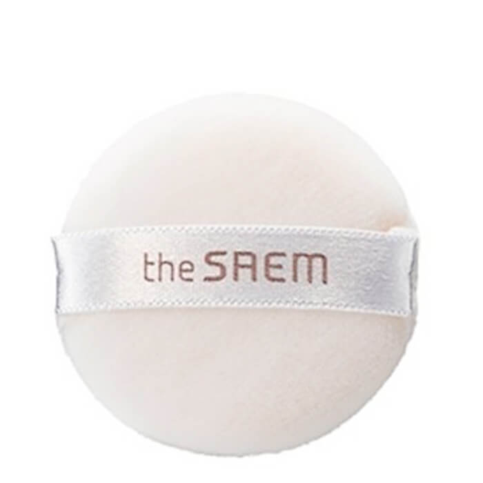 

Пуф косметический The Saem Poly Cotton Puff, Косметический пуф для быстрого нанесения рассыпчатой пудры