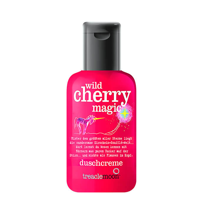 

Гель для душа Treaclemoon Wild Cherry Magic Bath & Shower Gel (60 мл), Очищающий гель для душа со сладким и терпким ароматом вишни